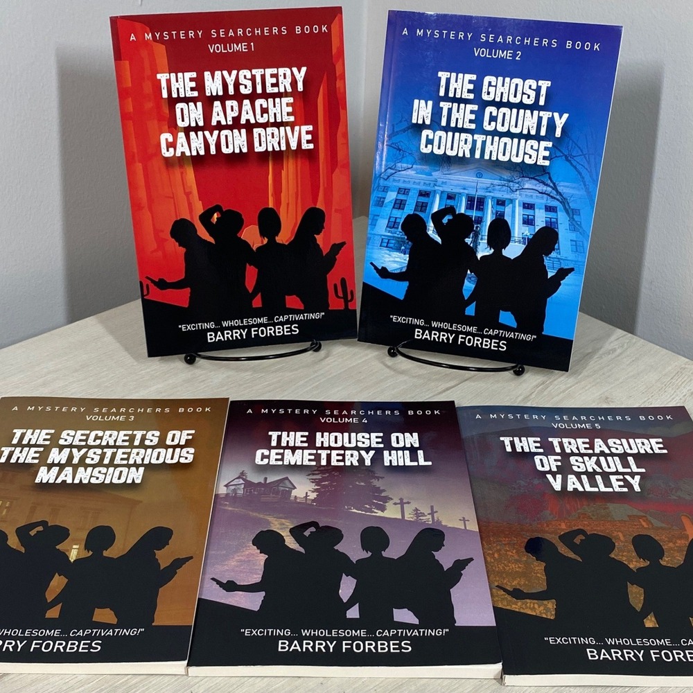 A Mystery Searchers Book Series Vols 1-5 Barry Forbes Paperback Set Bakken Books
